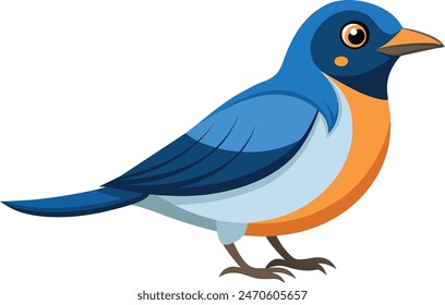 A stunning vector illustration of a martin bird, showcasing its elegance and beauty. Perfect for design projects, this detailed artwork captures the essence of the bird. Keywords: vector, artwork, ill