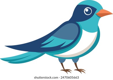 A stunning vector illustration of a martin bird, showcasing its elegance and beauty. Perfect for design projects, this detailed artwork captures the essence of the bird. Keywords: vector, artwork, ill