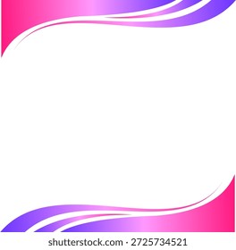 Stunning vibrant pink and purple gradient wave design background for creative projects, adding a touch of elegance and modernity to any design