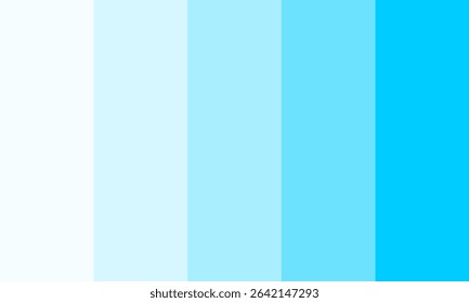 Stunning Vibrant Vivid Sky Blue Color Palette
