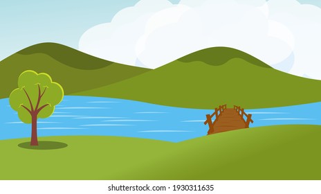 Stunning views of mountains, green meadows and rivers