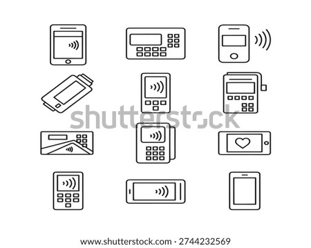 Stunning wireless payment illustration with professional secure transaction theme