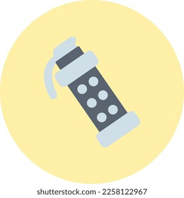 Diseño de iconos vectores planos de granadas de punto