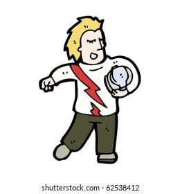 stunt man cartoon