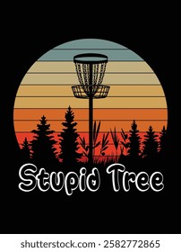 Stupid Tree Disc Golf Cutting Printable Files