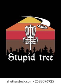 Stupid Tree Disc Golf Cutting Printable Files