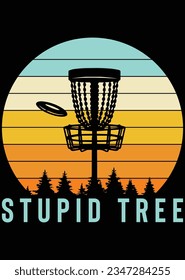 Stupid Tree eps cut file for cutting machine