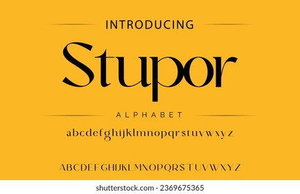 Stupor luxury elegant typography vintage serif font wedding invitation logo music fashion property