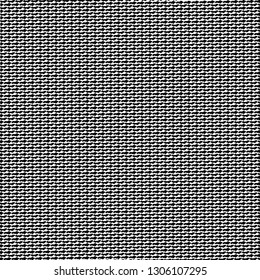 Sturdy canvas texture. Detail. Graphics in black and white. Upholstery. Vector illustration.
