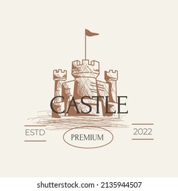 Logo de la ilustración de la casa del castillo de Sturdy