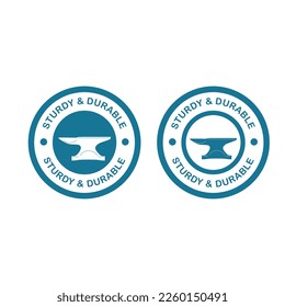 Sturdy and durable logo vector design. Suitable for business. technology and object or product label