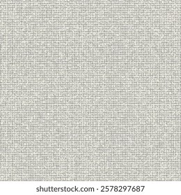 Sturdy gray canvas made from hemp and cotton. A cheap and used fabric for the background. Abstract seamless. Vector artwork.