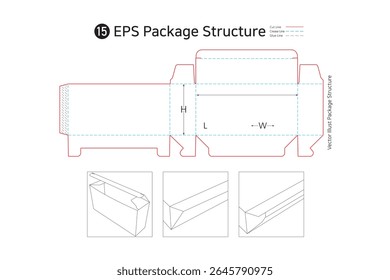 It is a sturdy and low-cost box because the bottom is assembled in a cross shape.