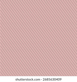 Tejido robusto de color rosa con rayas diagonales grises. Textura de alfombra acanalada. Fondo texturizado a rayas. Obra de arte Vector.