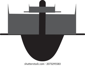 Sturdy sailing ship logo suitable for travel and your product