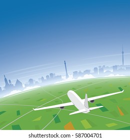 Stuttgart Skyline Flight Destination