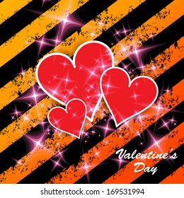 St.Valentine's Day Wallpaper. Heart. Vector