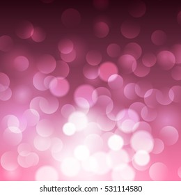 St.Valentine's shiny glitter abstract pink background,  vector illustration