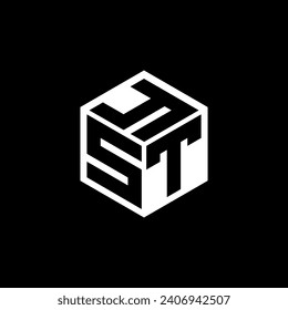 STY letter logo design with black background in illustrator. Vector logo, calligraphy designs for logo, Poster, Invitation, etc.