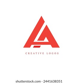 A style alphabet logo . modern futuristic logo vector  design.
