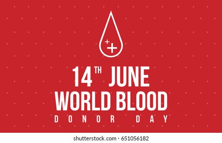 Style background world blood donor day