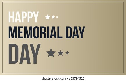 Style banner memorial day event
