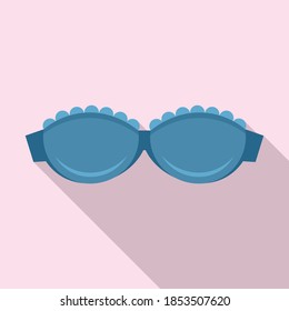 Style bra icon. Flat illustration of style bra vector icon for web design