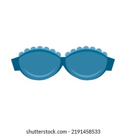 Style bra icon. Flat illustration of style bra vector icon isolated on white background
