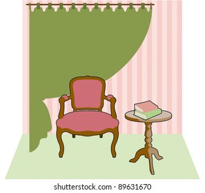 Style chair pink