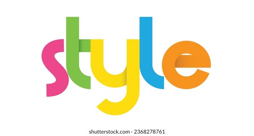 STYLE colorful vector geometric type