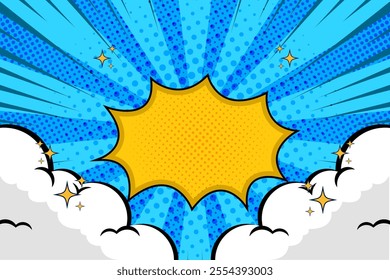 style comic flat wallpaper background cloud