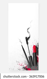 style cosmetic beauty makeup art background