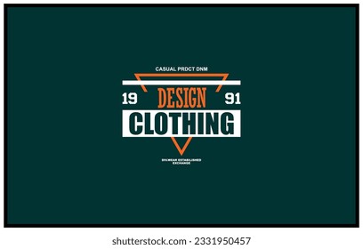 Style design Vector typography for print, perfect for t-shirts design, clothing, hoodies, etc.
