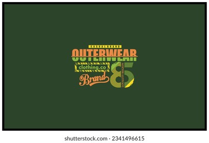 Style design Vector typography for print, perfect for t-shirts design, clothing, hoodies, etc.