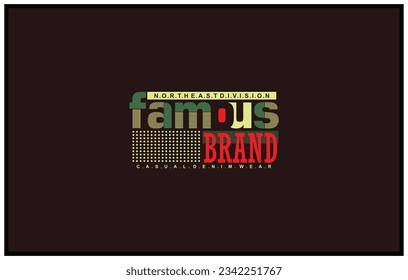 Diseño de estilo Tipografía vectorial para la impresión, perfecta para el diseño de camisetas, ropa, patatas, etc.
