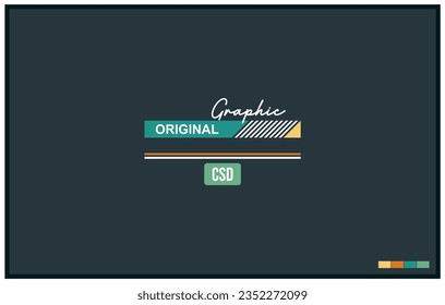 Style design Vector typography for print, perfect for t-shirts design, clothing, hoodies, etc.