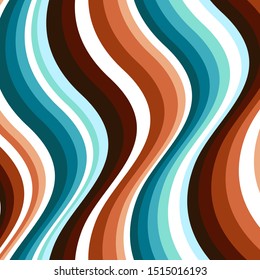 Style digital background with abstract lines,  bright colorful vector pattern of curves, positive decorative illustration