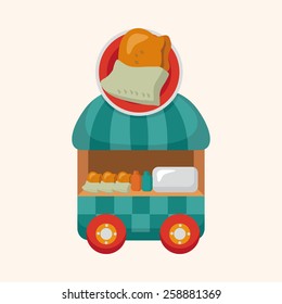 style dining car theme elements