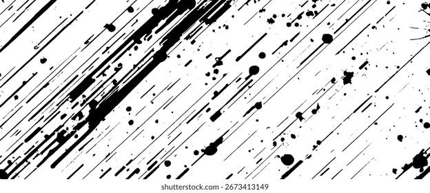 Estilo afligido grunge scratch com fundo de linha diagonal sem costura