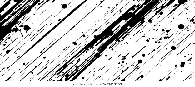 Style distressed grunge scratch with seamless diagonal line background