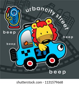style of driving a car,vector car illustration