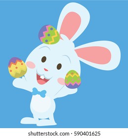 Style easter bunny character collection