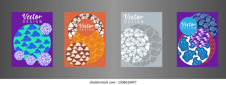 Style Ethnic  Vector Illustration poster.