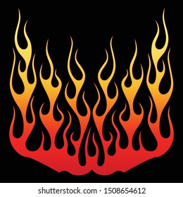 style flame design vector iilustration isolated 