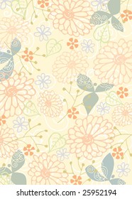 style floral background 1