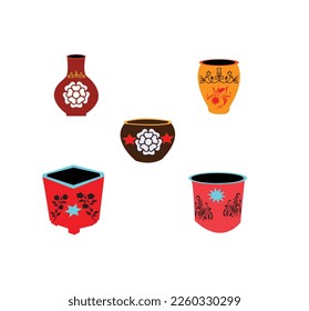 Style flower  Tobs vector,  illustration design. A Beautiful Flower Tob Vector Art with Tob on white background.