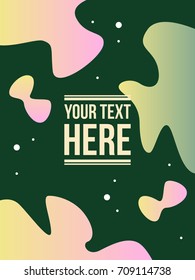 Style fluid cover design modern background