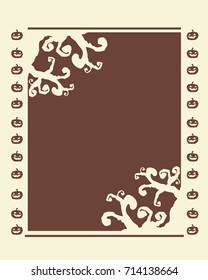 Style frame for Halloween theme
