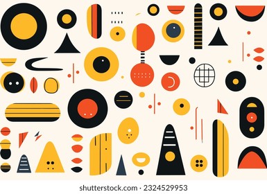 style of geometric shapes and patterns, abstract minimalism appreciator, precisionist art, ndebele art, playful doodles, whimsical, childlike figures