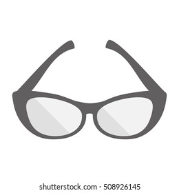 style glasses isolated icon vector illustration design